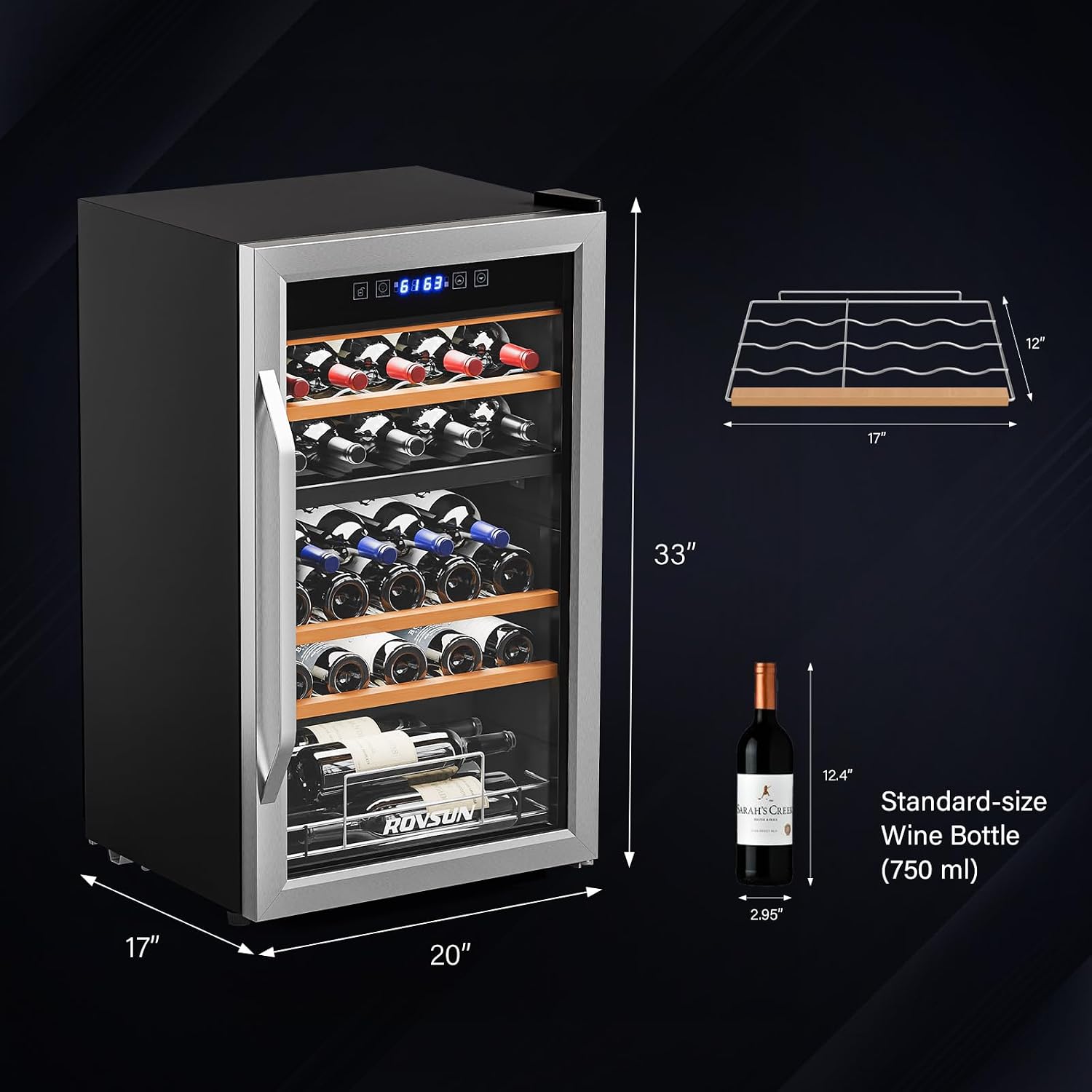 Cooler de Vinho de Duas Zonas  - Wine Beer Dual Zone avaliação e preço